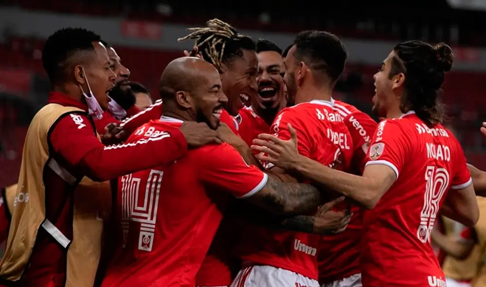 Internacional vence 3-1 a América de Cali por la Copa Libertadores: Foto: EFE