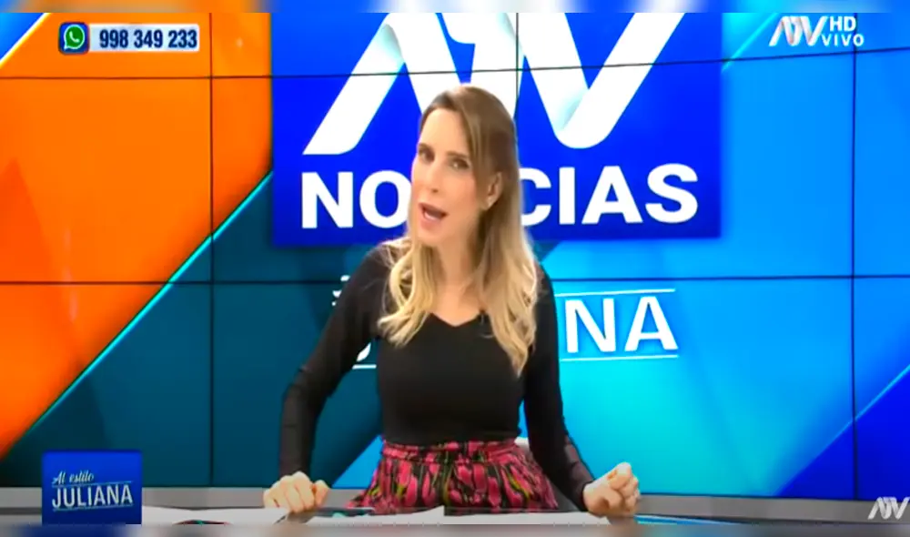 Juliana Oxenford indignada porque le volvieron a hackear su cuenta de Twitter y asegura que no la van a callar