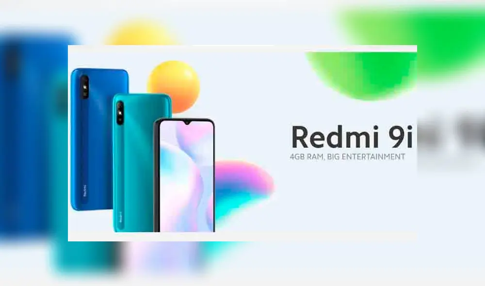 El diseño del nuevo Xiaomi Redmi 9i es idéntico al Redmi 9A. (Fotos: Xiaomi)