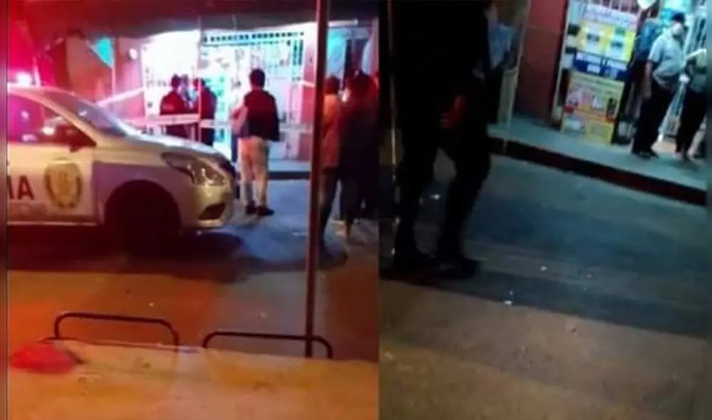 Los delincuentes dispararon en el rostro a la dueña del local. Foto: RPP Los delincuentes dispararon en el rostro a la dueña del local. Foto: RPP