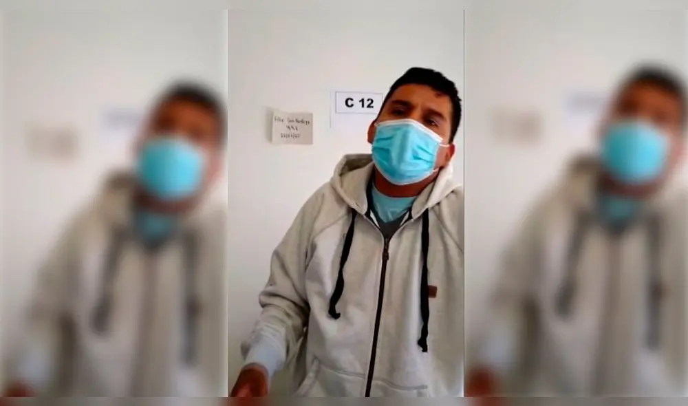 Paciente agradeció los cuidados del personal de salud. Paciente agradeció los cuidados del personal de salud.