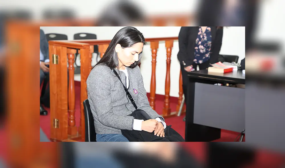 Fiscalía pide seis meses de prisión preventiva para Melisa González Gagliuffi. Foto: Poder Judicial