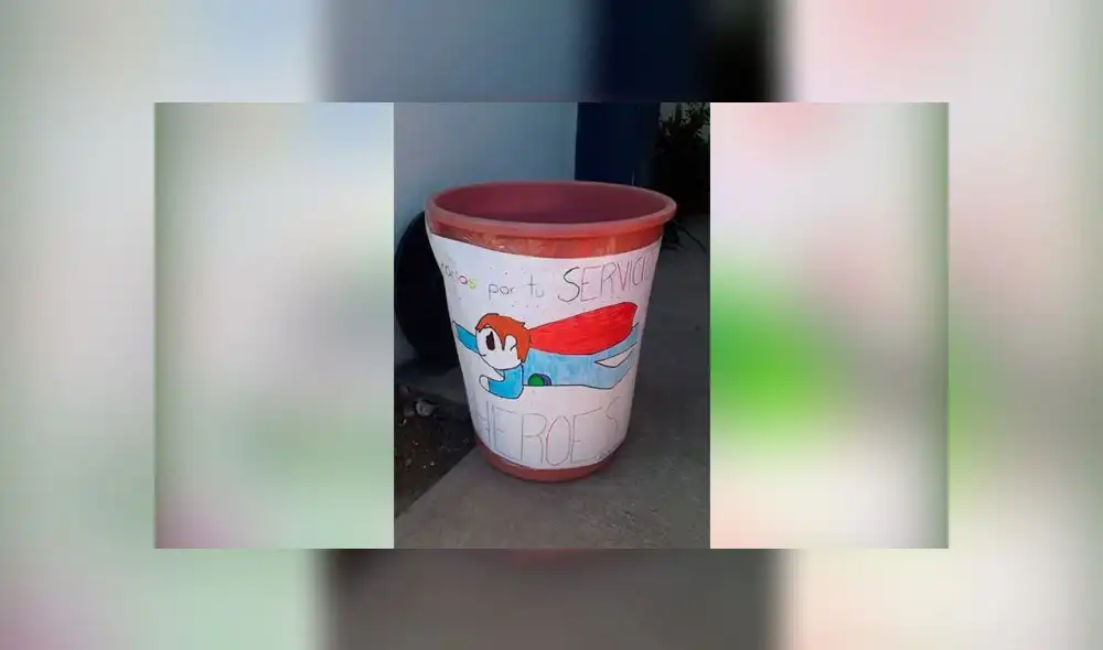 Desliza las fotografías para ver el increíble cartel que elaboró este pequeño mexicano para agradecer a los trabajadores de limpieza de Monterrey. Foto: Mario A. F. Soberanis