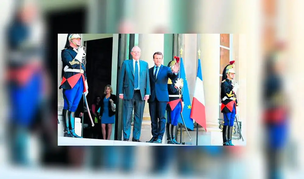 Kuczynski y Macron destacan compromisos sobre el cambio climático