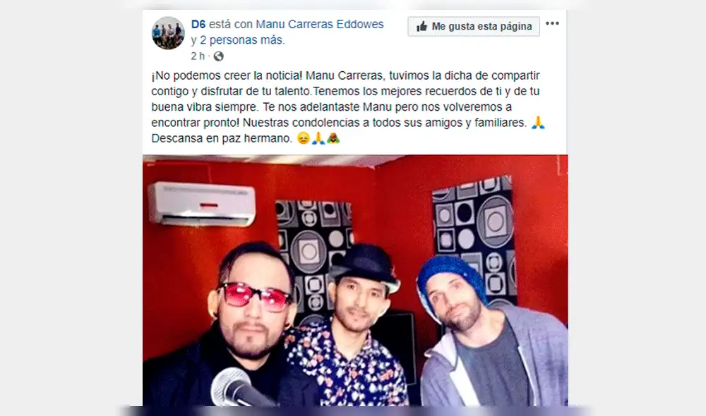 Murió Manu Carreras: fans dejan conmovedores mensajes al ex cantante de 'La Voz Perú' [VIDEO]