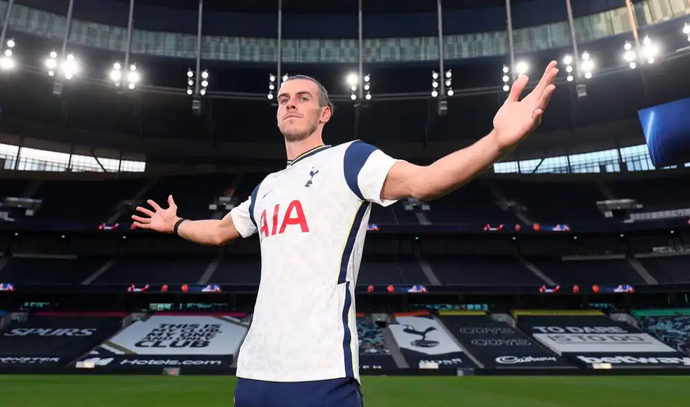 Gareth Bale fue presentado como nuevo jugador del Tottenham para la temporada 2020/21. Foto: Prensa Tottenham