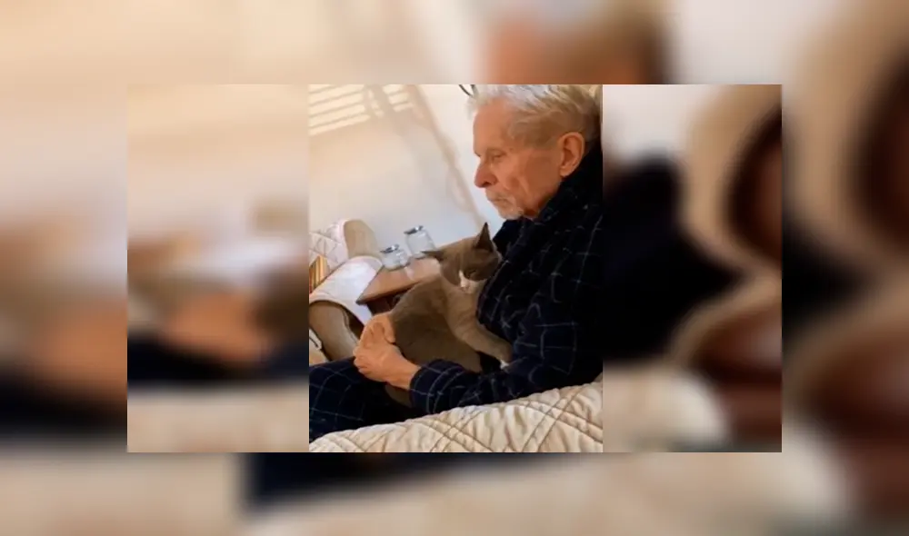 Desliza las imágenes para observar el tierno momento que protagonizó un anciano junto a un gato que lo cuidaba. Desliza las imágenes para observar el tierno momento que protagonizó un anciano junto a un gato que lo cuidaba.