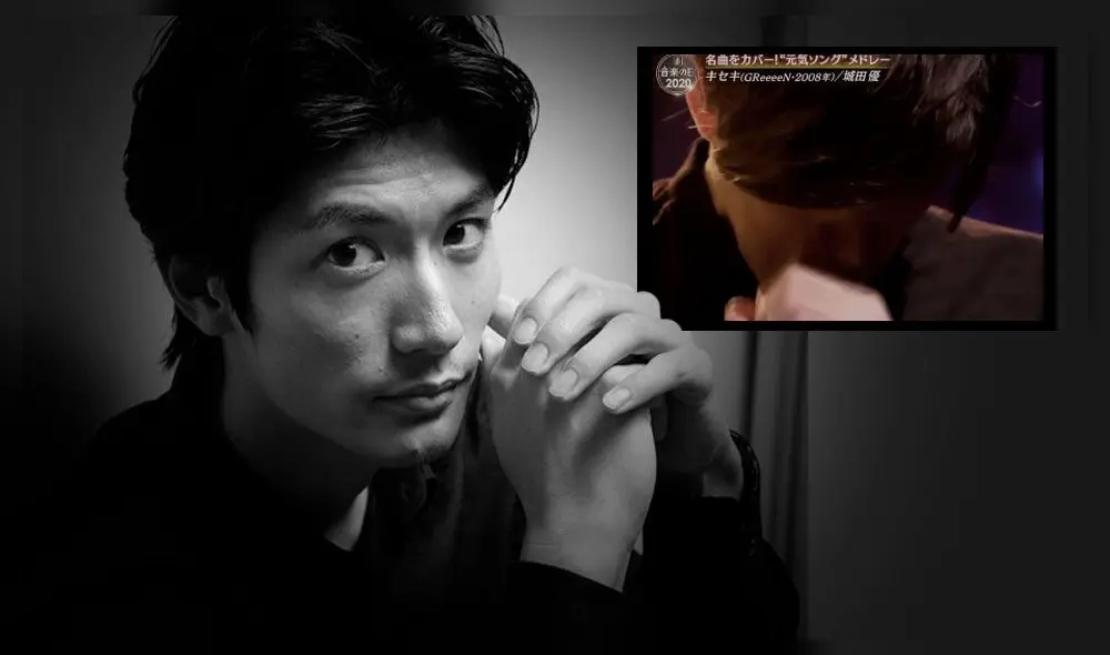 Yu Shirota lloró mientras interpretaba Kiseki (Miracle) minutos después de saber de la muerte de Haruma Miura. Crédito: fotocomposición Yu Shirota lloró mientras interpretaba Kiseki (Miracle) minutos después de saber de la muerte de Haruma Miura. Crédito: fotocomposición