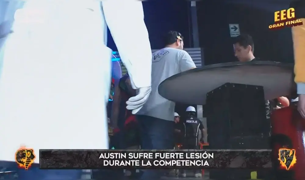 El combatiente sufrió una fuerte lesión durante una prueba decisiva.