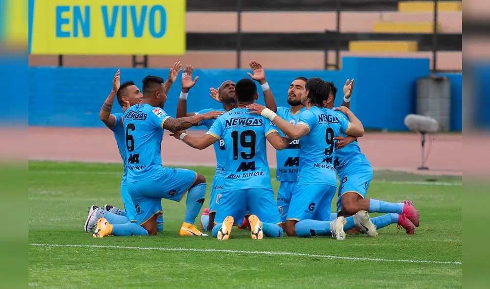 El tradicional festejo solo alcanzó para el empate (Foto: Liga 1)