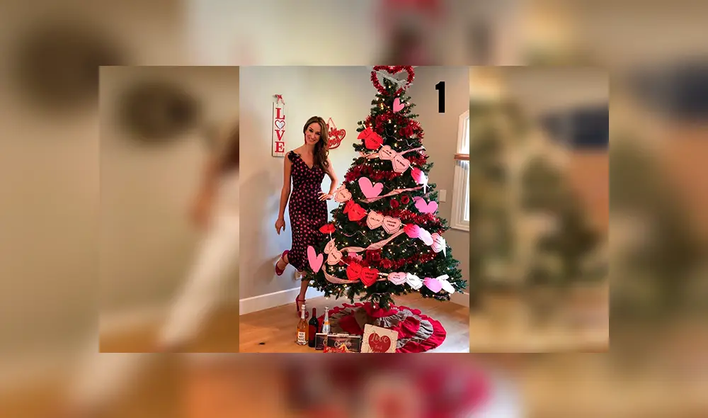 En Facebook, una mujer decidió adornar su árbol de Navidad de diferentes maneras acorde a las celebraciones del año.
