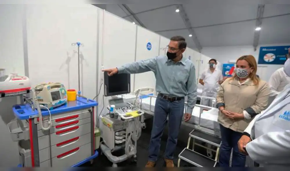 Presidente Martín Vizcarra participó de inauguración de hospital temporal en Tumbes. (Foto: EsSalud) Presidente Martín Vizcarra participó de inauguración de hospital temporal en Tumbes. (Foto: EsSalud)