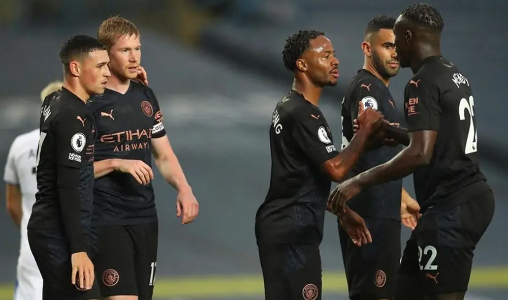 Manchester City gana 1-0 al Leeds United con gol de Sterling. Foto: EFE Manchester City gana 1-0 al Leeds United con gol de Sterling. Foto: EFE