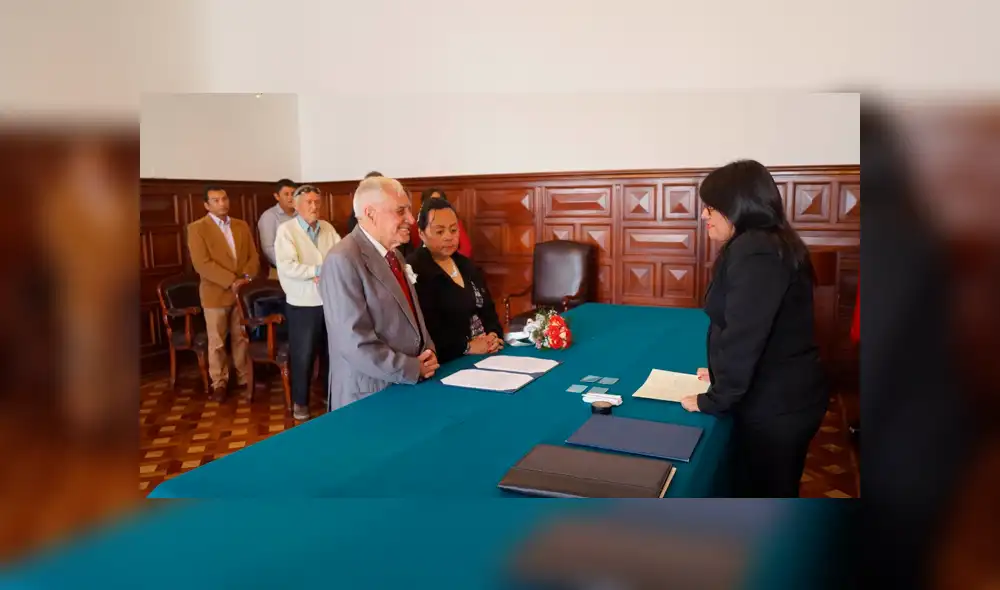 Adultos mayores que residen en albergue de Inabif se casaron en Magdalena [FOTOS]