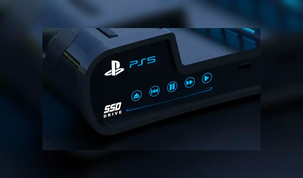 Concepto de PS5 por LetsGoDigital, a partir del kit de desarrollo filtrado.