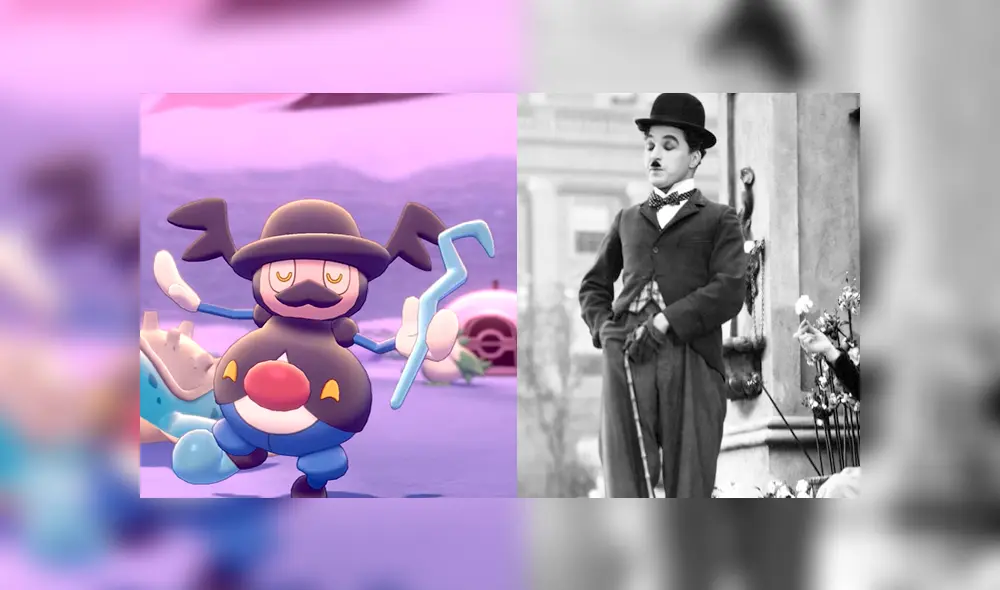 Creadores de Pokémon Espada y Escudo realizan homenaje a Charles Chaplin con evolución de Mr. Mime