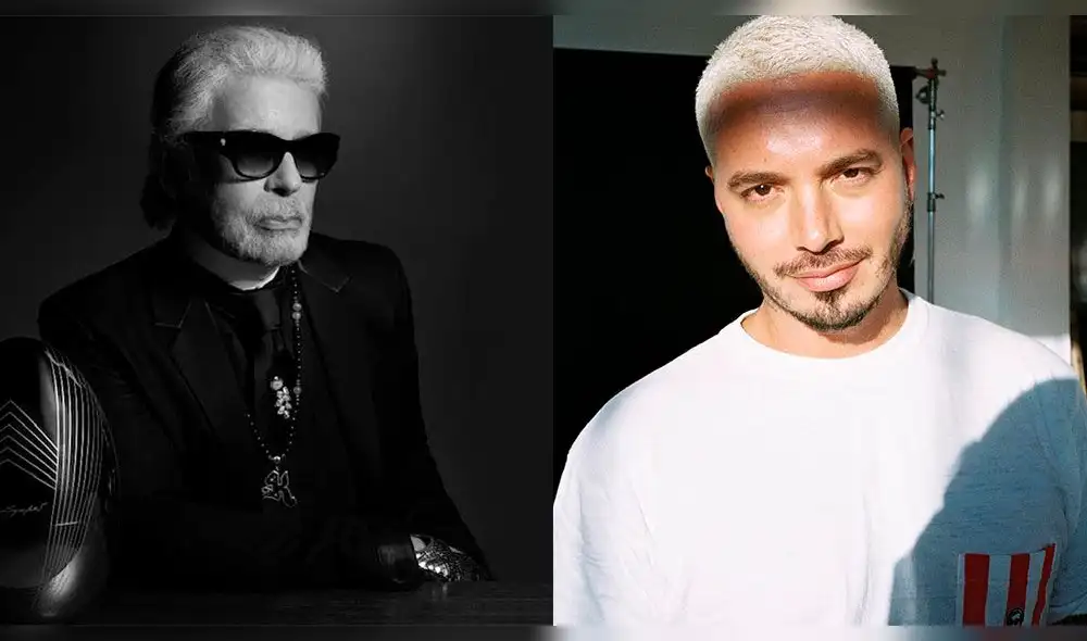 J Balvin se despide de Karl Lagerfeld con inédita fotografía de ambos 