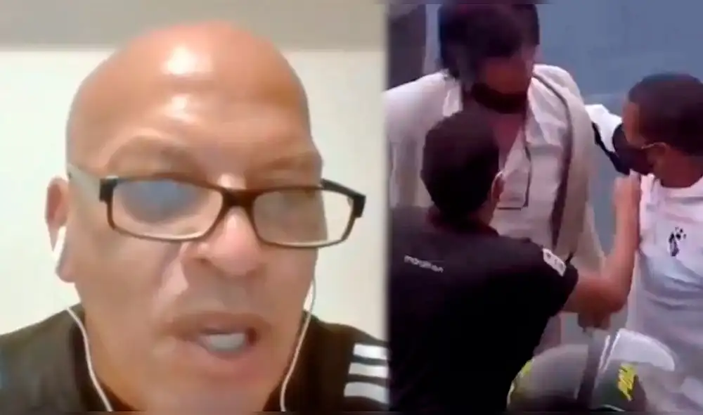 Roberto Mosquera conversó largo y tendido con la barra de Cristal. Foto: Extremo Celeste Roberto Mosquera conversó largo y tendido con la barra de Cristal. Foto: Extremo Celeste