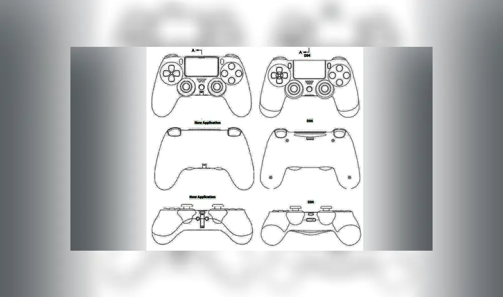 Patentes anteriores indicaban que PS5 tendría un diseño de mando con base en PS4.