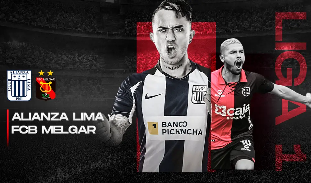 Alianza Lima vs. Melgar por la fecha 19 del Apertura - Liga 1 Movistar. Gráfica: Fabrizio Oviedo/La República