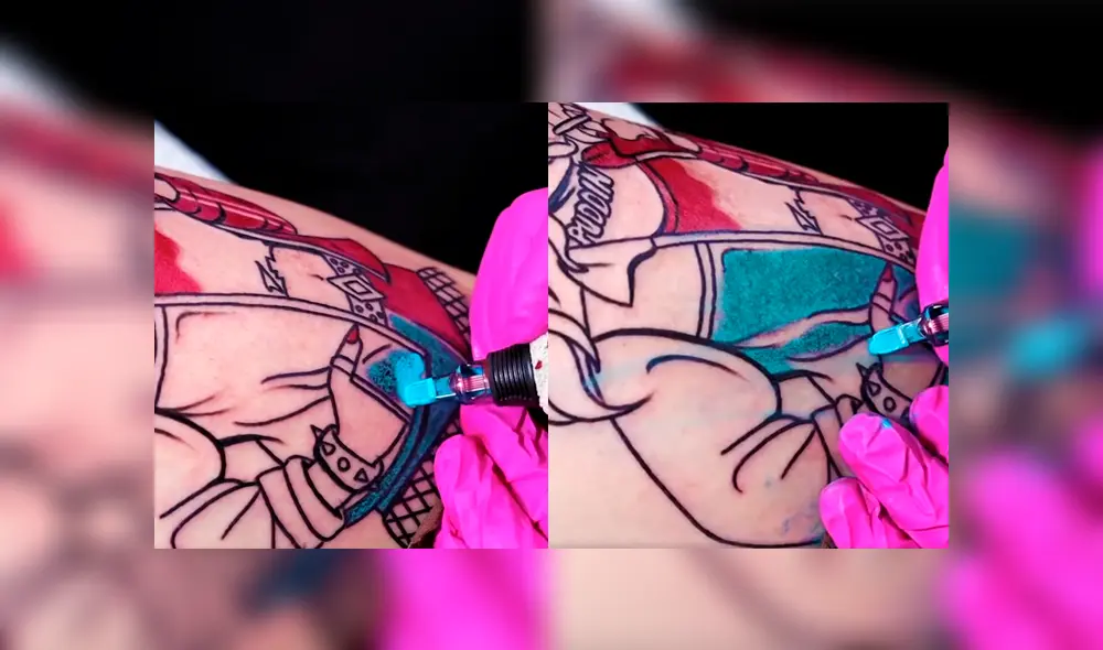 Desliza a la izquierda para ver el tatuaje que ha impresionado a los usuarios de Facebook. Foto: Captura. Desliza a la izquierda para ver el tatuaje que ha impresionado a los usuarios de Facebook. Foto: Captura.