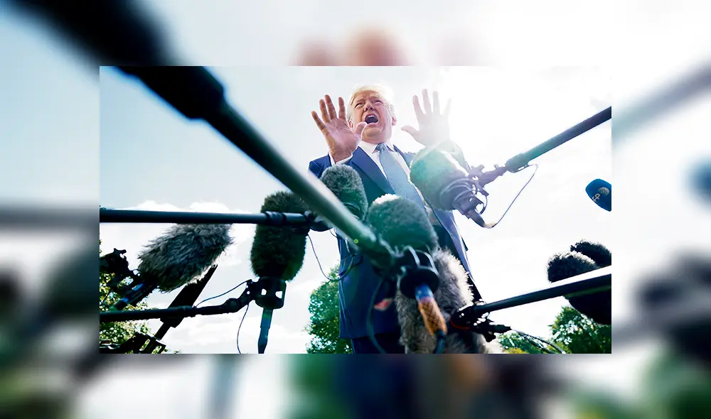 Demandado. Presidente de Estados Unidos, Donald Trump, libra batalla contra serias acusaciones de abuso de poder. (AFP)