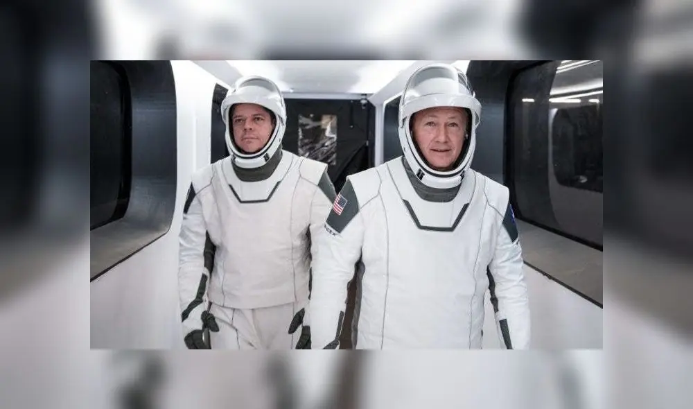 Hurley y Behnken serán los primeros en tripular una nave de SpaceX. Foto: SpaceX