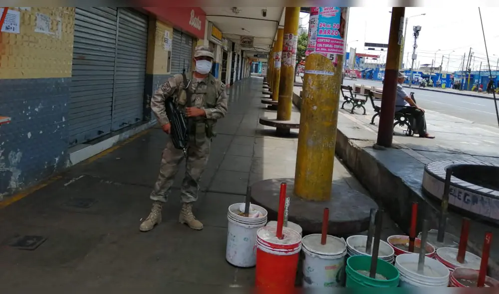 Personal de las Fuerzas Armadas resguardan la ciudad. Personal de las Fuerzas Armadas resguardan la ciudad.