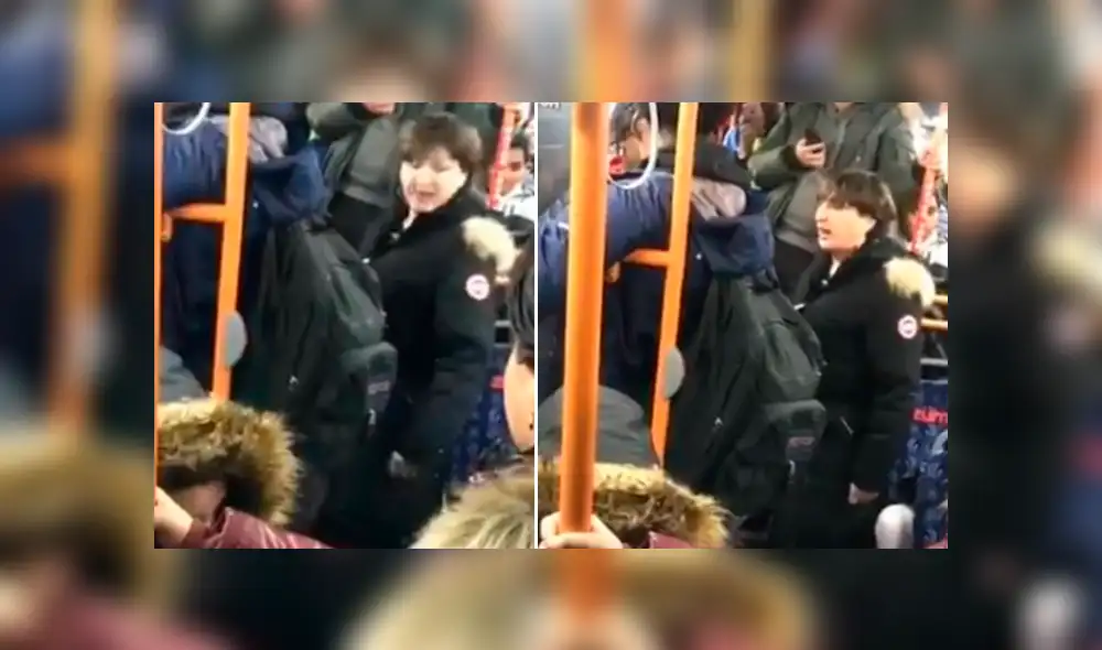 Facebook viral: señora insulta a jóvenes que no quieren cederle asiento en metro [VIDEO]