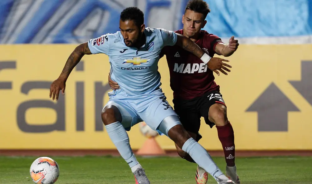 Bolívar y Lanús se enfrentan en La Paz por la Copa Sudamericana 2020. Foto: AFP