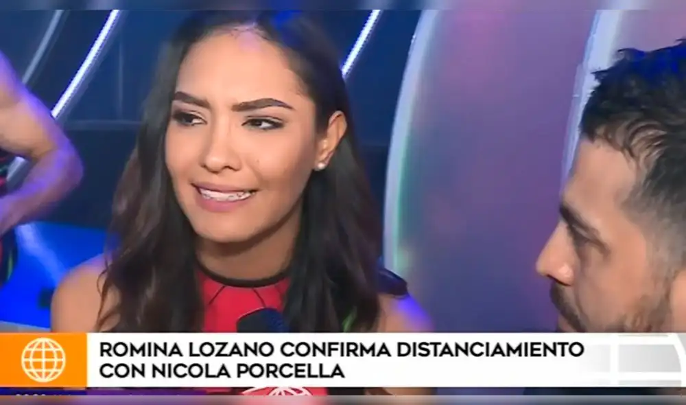 Romina Lozano confirma fin de relación sentimental con Nicola Porcella [VIDEO]