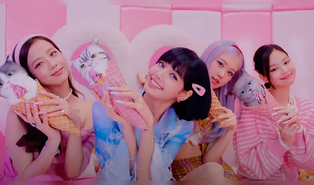 BLACKPINK y Selena Gomez: "Ice cream" MV. Foto: captura