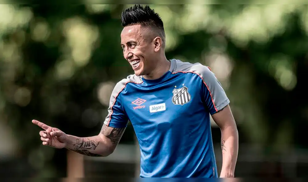 Presentación de Christian Cueva con el Santos FC fue suspendida Presentación de Christian Cueva con el Santos FC fue suspendida