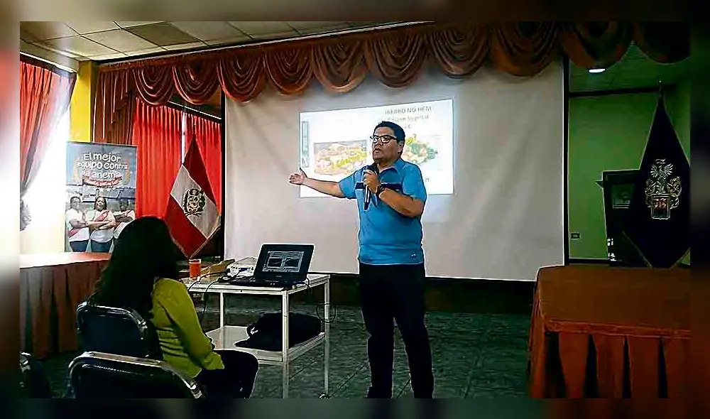 charla. Diresa informó que 33.4% de niños tiene el mal.