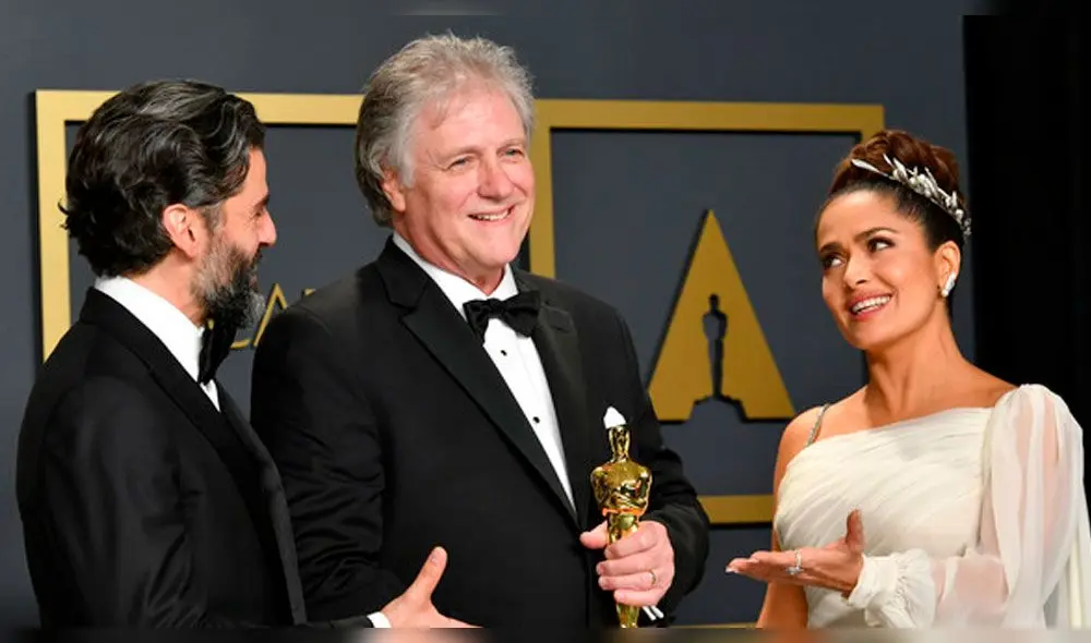 Salma Hayek y el guatemalteco Oscar Isaac entregaron el Oscar a mejor edición de sonido