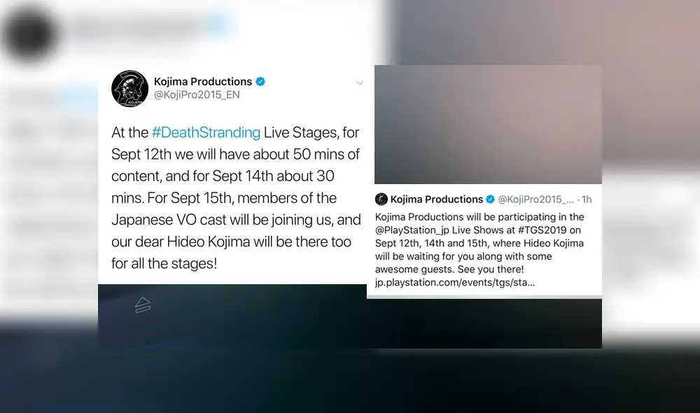 Kojima asegura 80 minutos de gameplay de Death Stranding en el TGS.