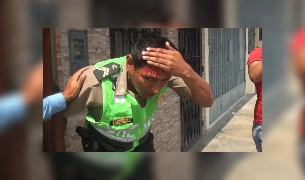 Individuos se enfrentaron a la autoridad y terminaron pro agredirlos. (Foto: Municipalidad de Surco)