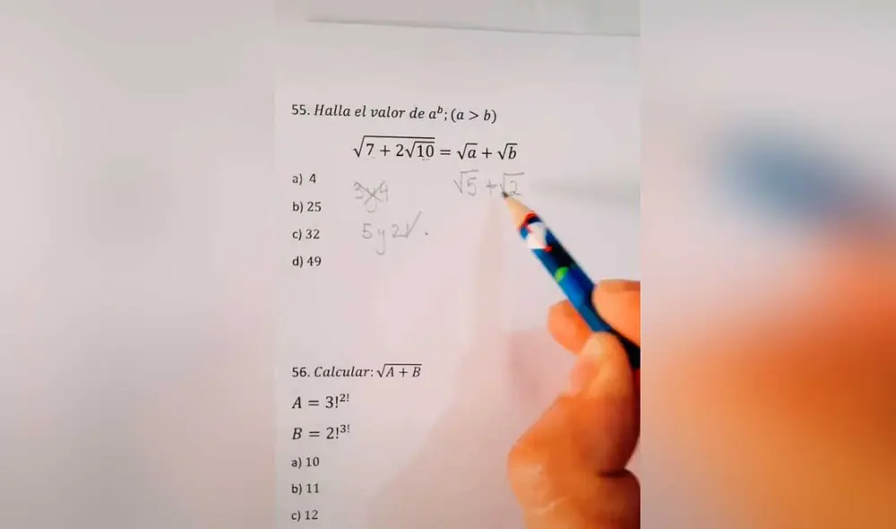 Desliza las imágenes para ver la solución de este problema matemático que se hizo viral en redes sociales. Foto: captura de TikTok/jeffrey.navarro