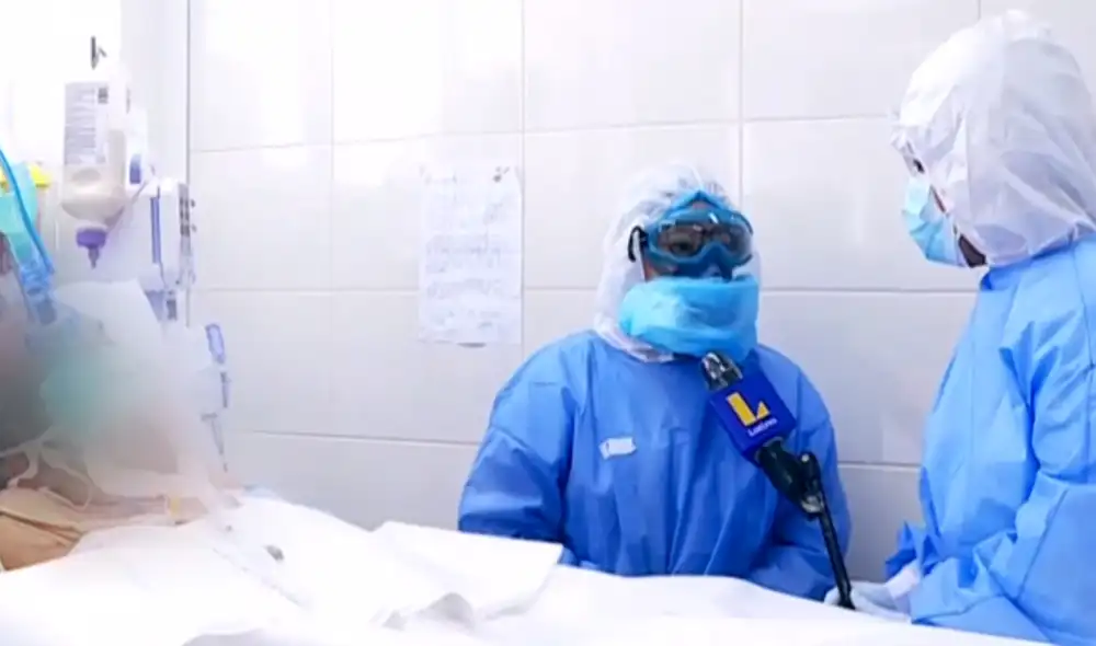 Personal de salud sigue batallando contra el virus en extenuantes jornadas ya que los pacientes COVID-19 siguen llegando. Foto: captura de Latina Noticias
