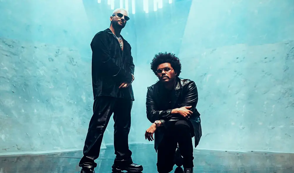 El reguetonero colombiano sorprendió al publicar una foto junto al artista canadiense. Foto: Instagram