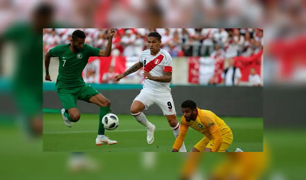 Perú goleó 3 a 0 a Arabia Saudita con doblete de Paolo Guerrero [RESUMEN Y VIDEO]