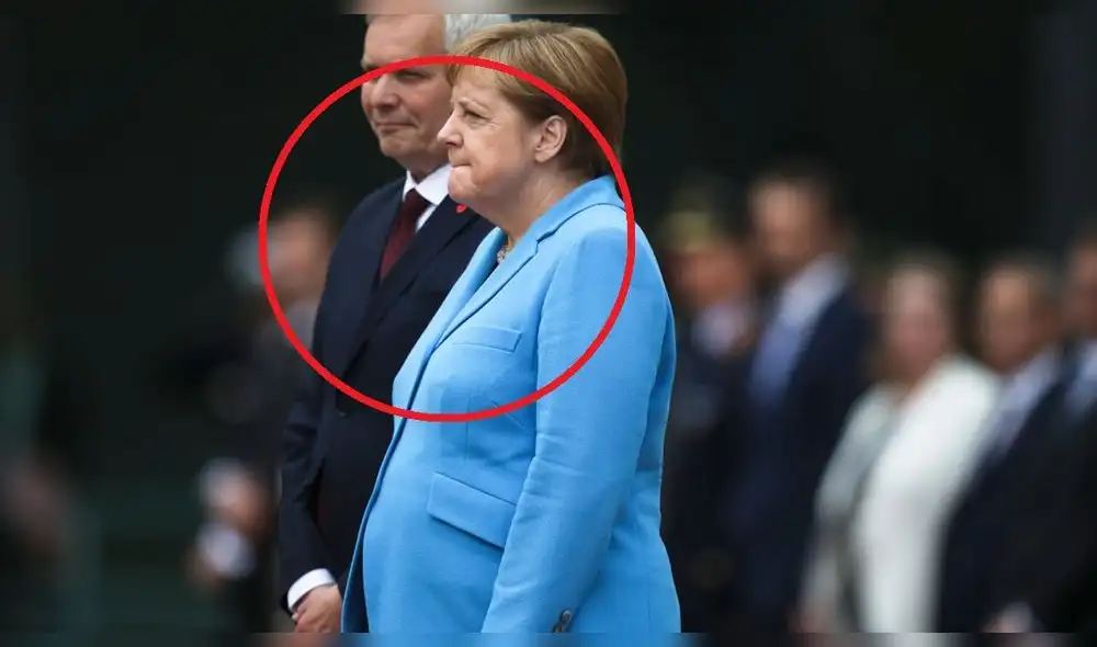 Se trata del tercer episodio de espasmos que sufre Merkel en público en poco más de tres semanas. Foto: EFE. Se trata del tercer episodio de espasmos que sufre Merkel en público en poco más de tres semanas. Foto: EFE.