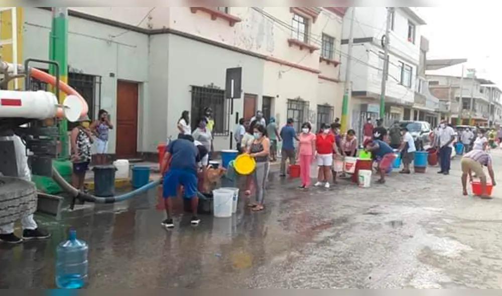 Distrito de Piura no tiene agua desde hace dos días Distrito de Piura no tiene agua desde hace dos días