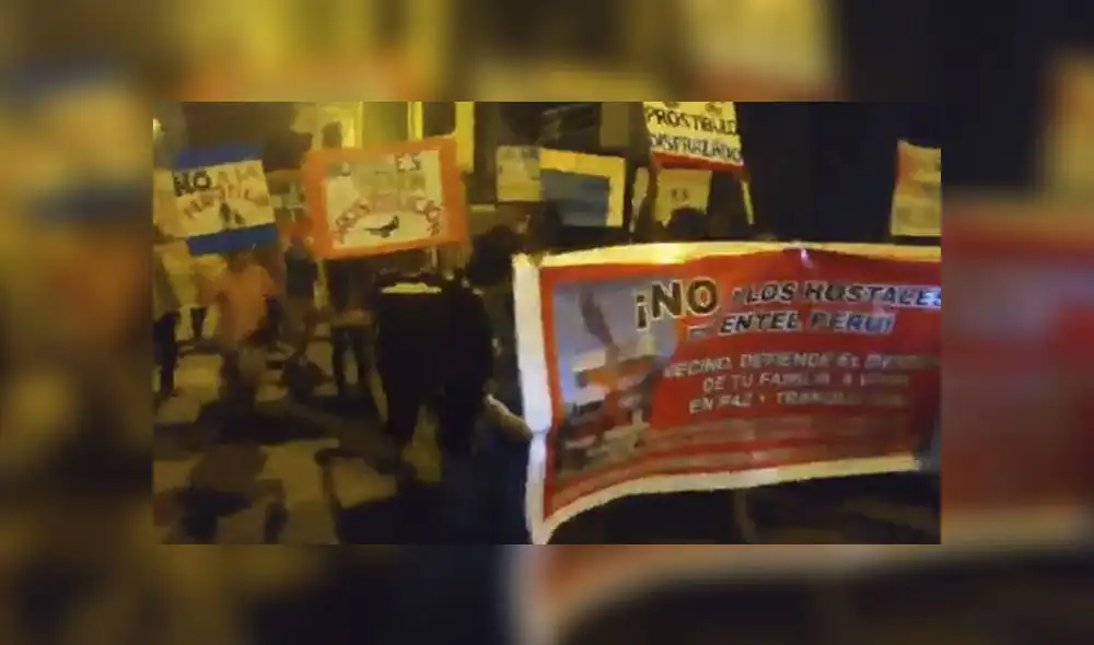 SJM: vecinos realizan marcha para exigir cierre de hostales [VIDEO]