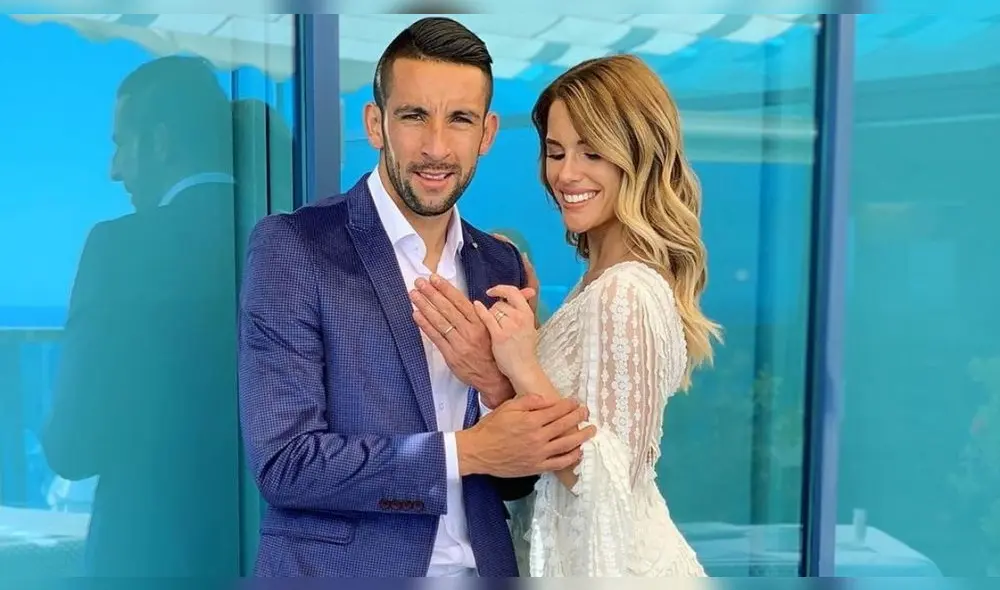 Así luce Gala Caldirola en su matrimonio con el chileno Mauricio Isla [VIDEO] 