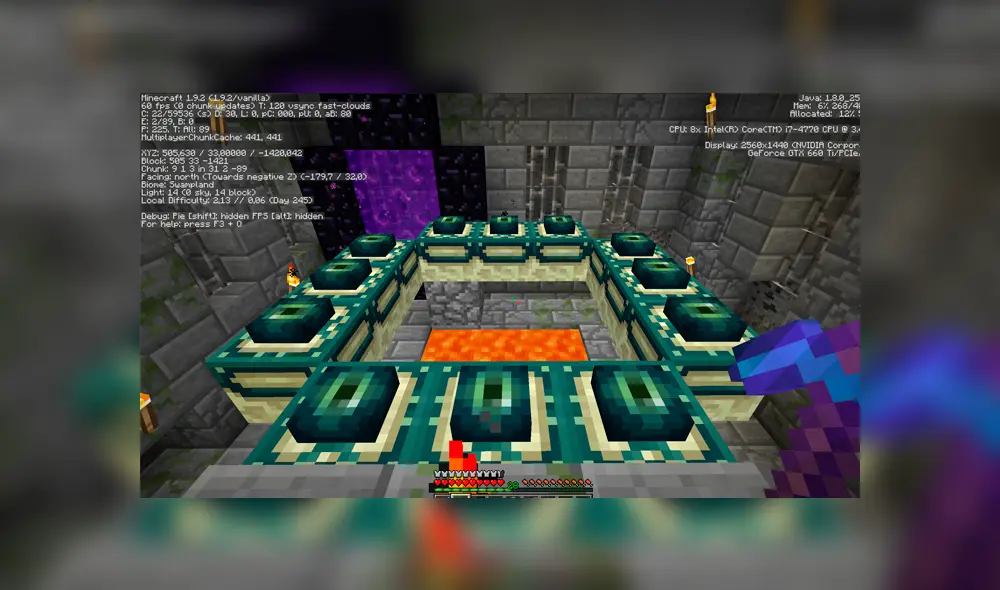 'Portal del End'. Necesario para llegar al 'End'.