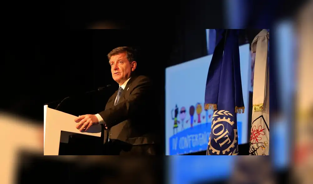 Guy Ryder, secretario general de la Organización Internacional del Trabajo. Foto: La Voz. Guy Ryder, secretario general de la Organización Internacional del Trabajo. Foto: La Voz.