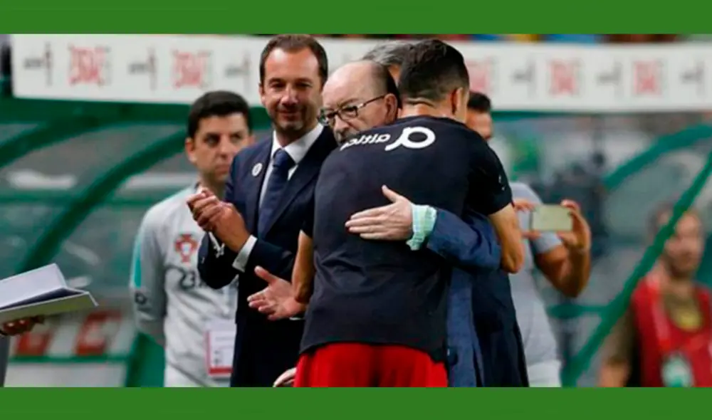 La historia detrás de la conmovedora foto del reencuentro de Cristiano con su descubridor La historia detrás de la conmovedora foto del reencuentro de Cristiano con su descubridor