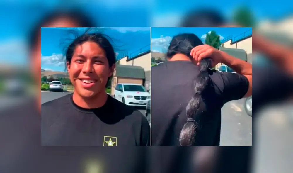 El joven era dueño de una pronunciada melena. El joven era dueño de una pronunciada melena.