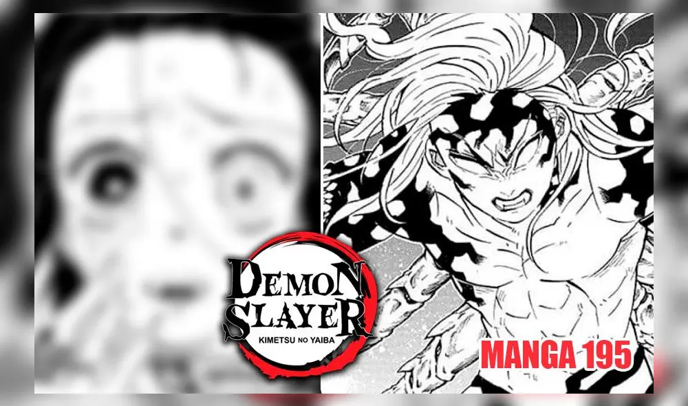 Kimetsu no Yaiba  manga 195. Créditos: Composición
